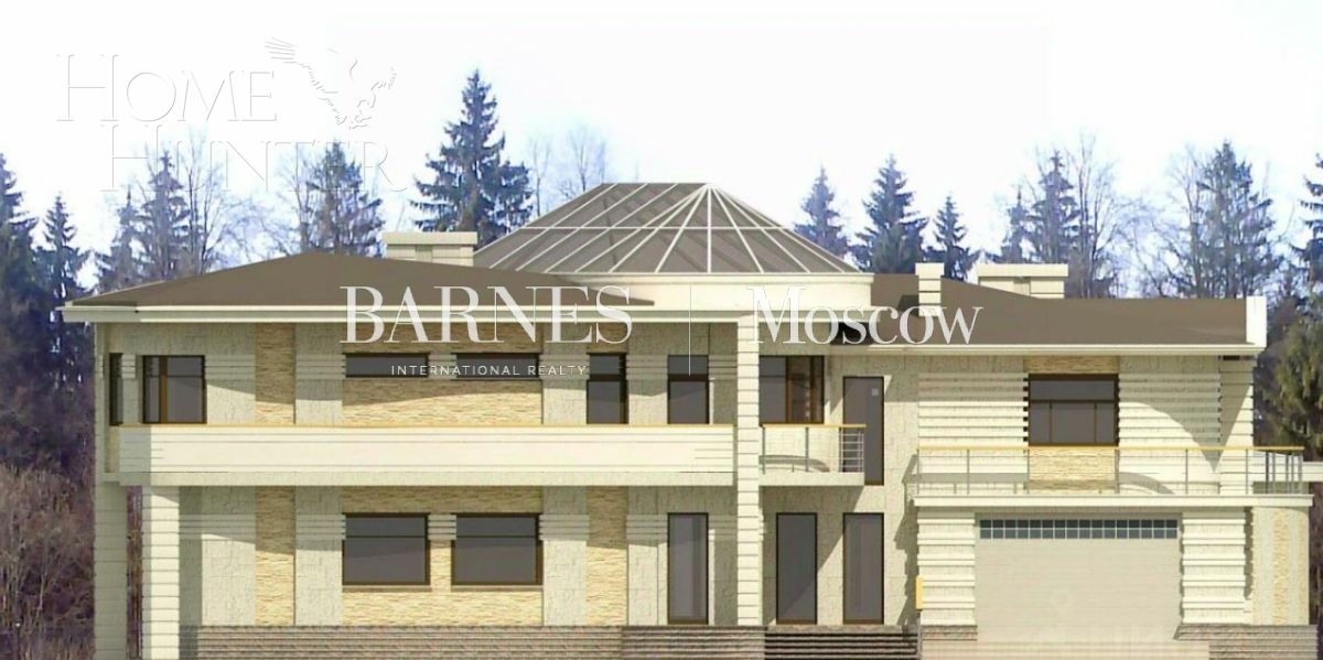 2-этажный коттедж 1 700 м² без отделки