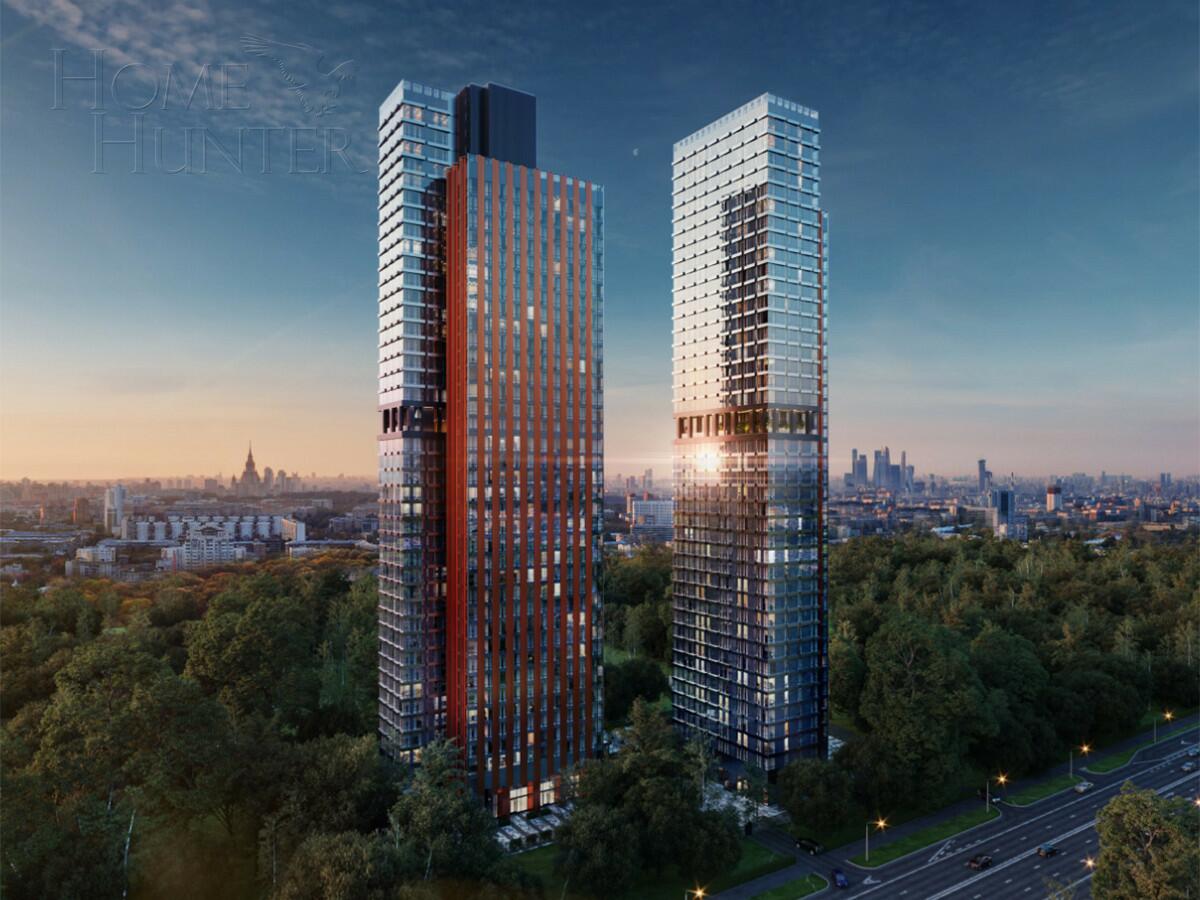 4-КОМН. КВАРТИРА БЕЗ ОТДЕЛКИ 123.6 М² НА 40 ЭТАЖЕ