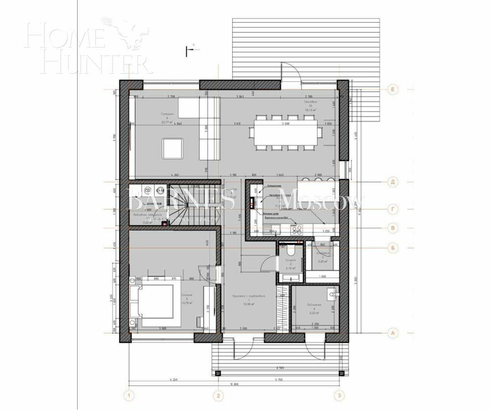 2-этажный коттедж 261 м² с отделкой