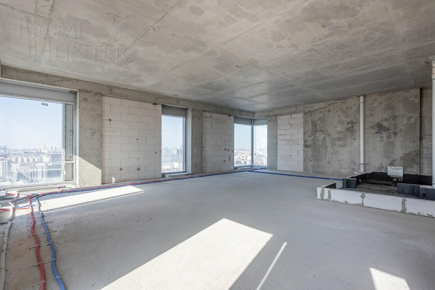 4-КОМН. КВАРТИРА БЕЗ ОТДЕЛКИ 123.6 М² НА 40 ЭТАЖЕ