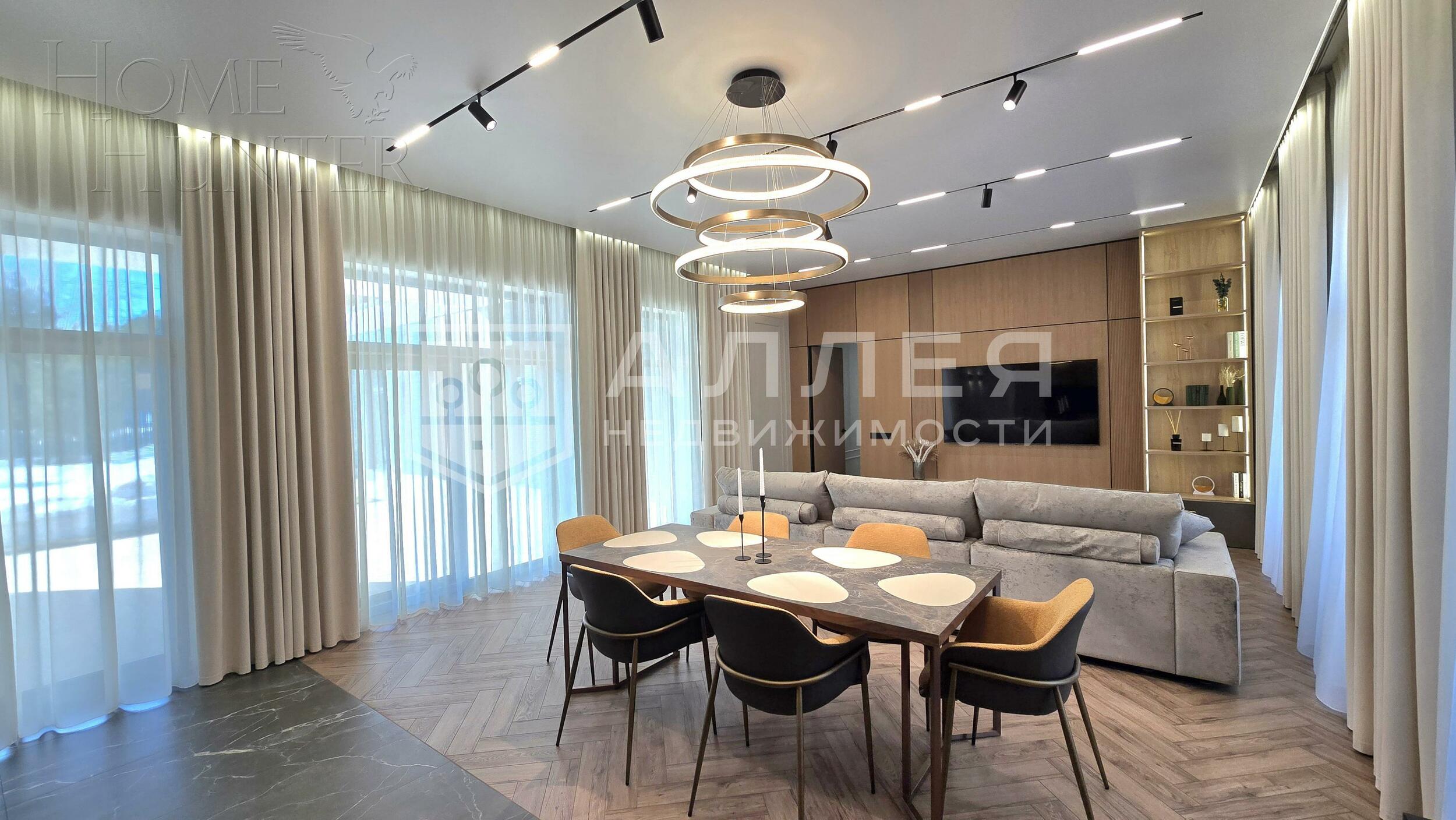 1-этажный коттедж 200 м² с отделкой