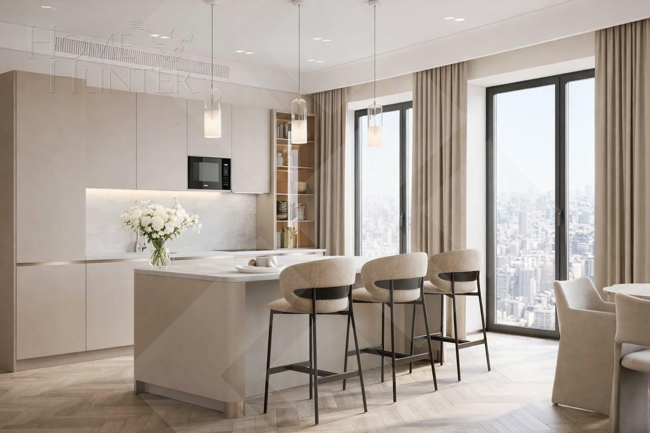 4-КОМН. КВАРТИРА С ОТДЕЛКОЙ 173.5 М² НА 12 ЭТАЖЕ