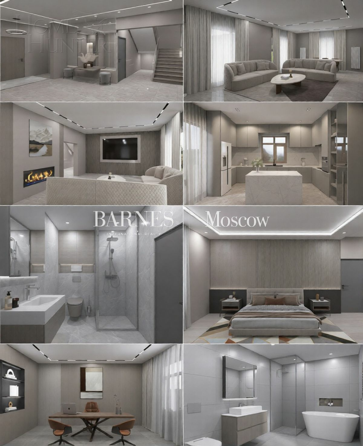 2-этажный коттедж 340 м² без отделки