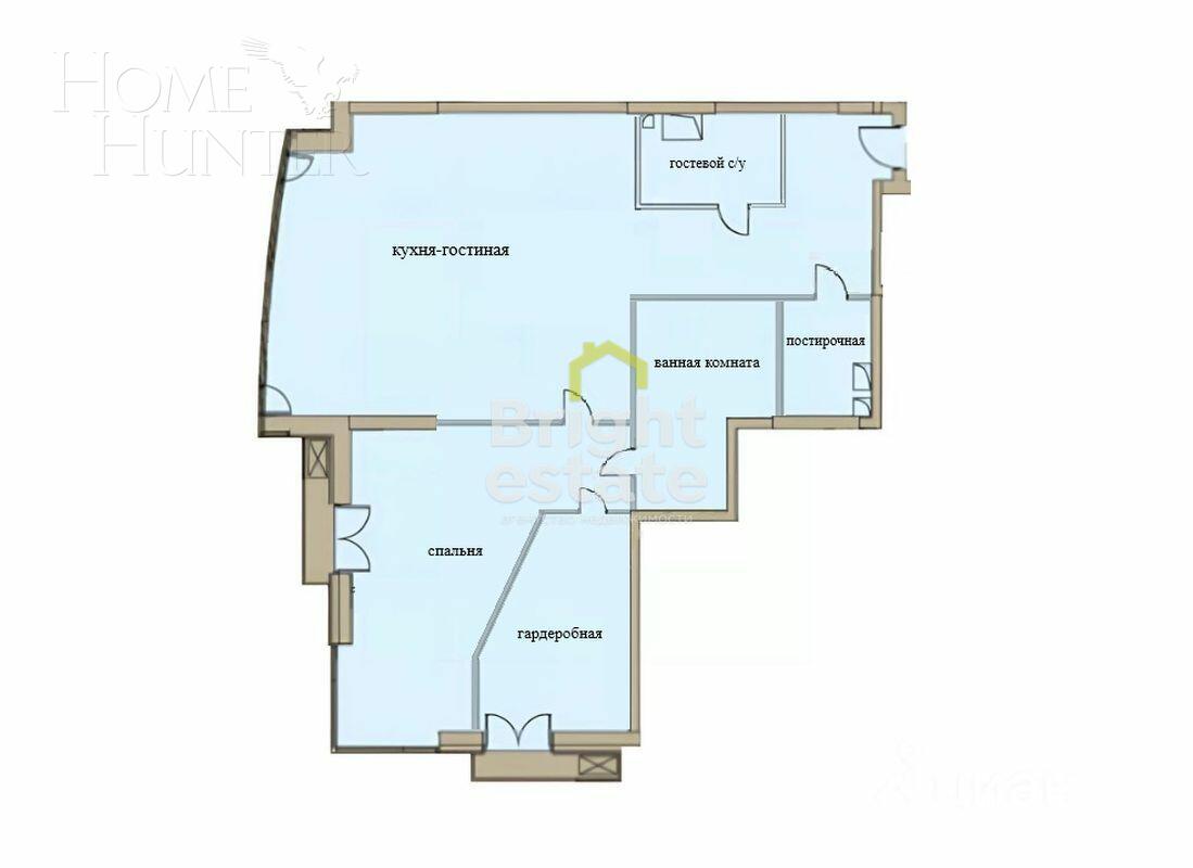 3-КОМН. КВАРТИРА С ОТДЕЛКОЙ 145.1 М² НА 14 ЭТАЖЕ