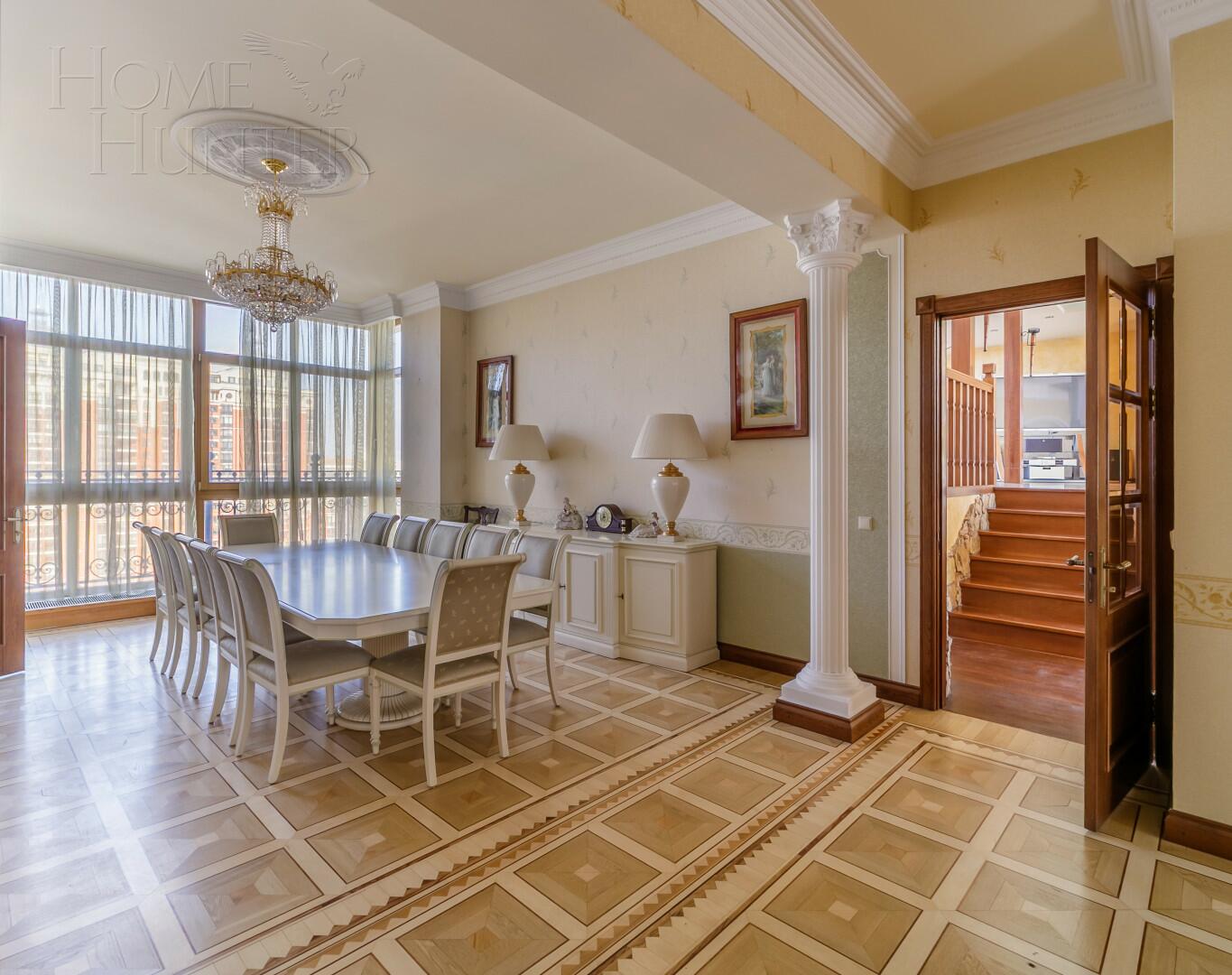 6-КОМН. КВАРТИРА С ОТДЕЛКОЙ 464 М² НА 15 ЭТАЖЕ