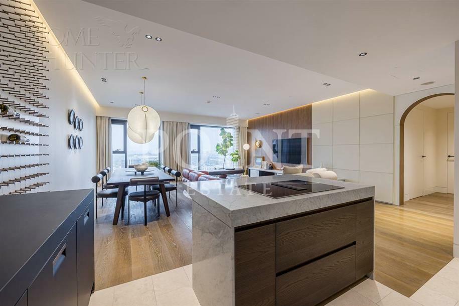 3-КОМН. АПАРТАМЕНТЫ С ОТДЕЛКОЙ 128.2 М² НА 18 ЭТАЖЕ