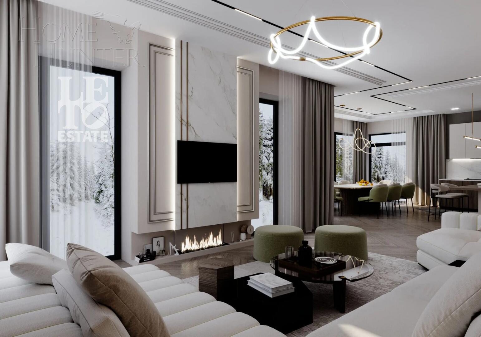 2-этажный коттедж 282 м² без отделки