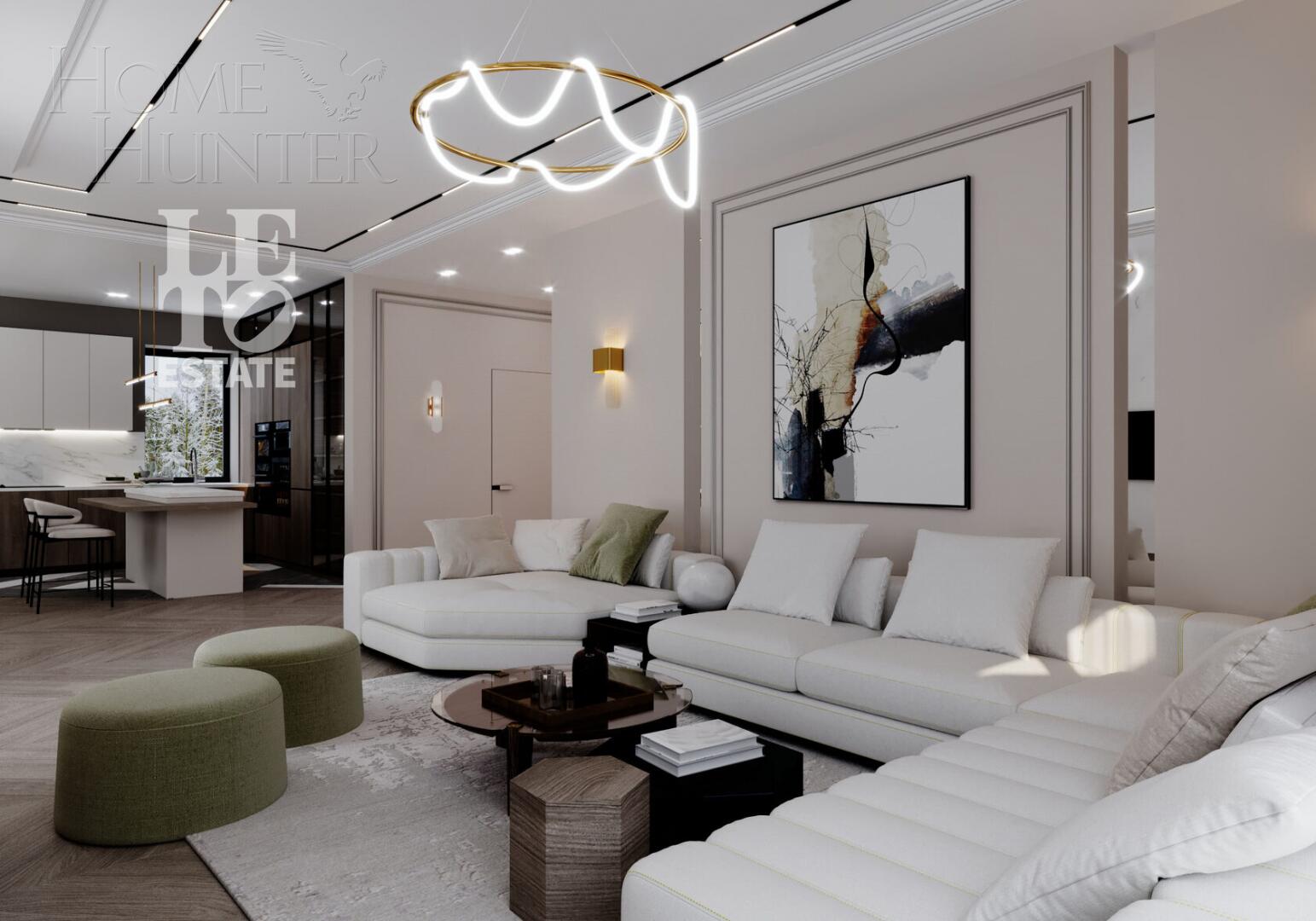 2-этажный коттедж 282 м² без отделки