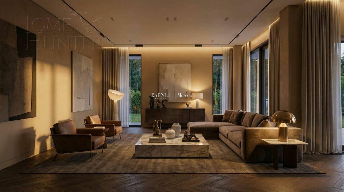 2-этажный коттедж 398.7 м² без отделки
