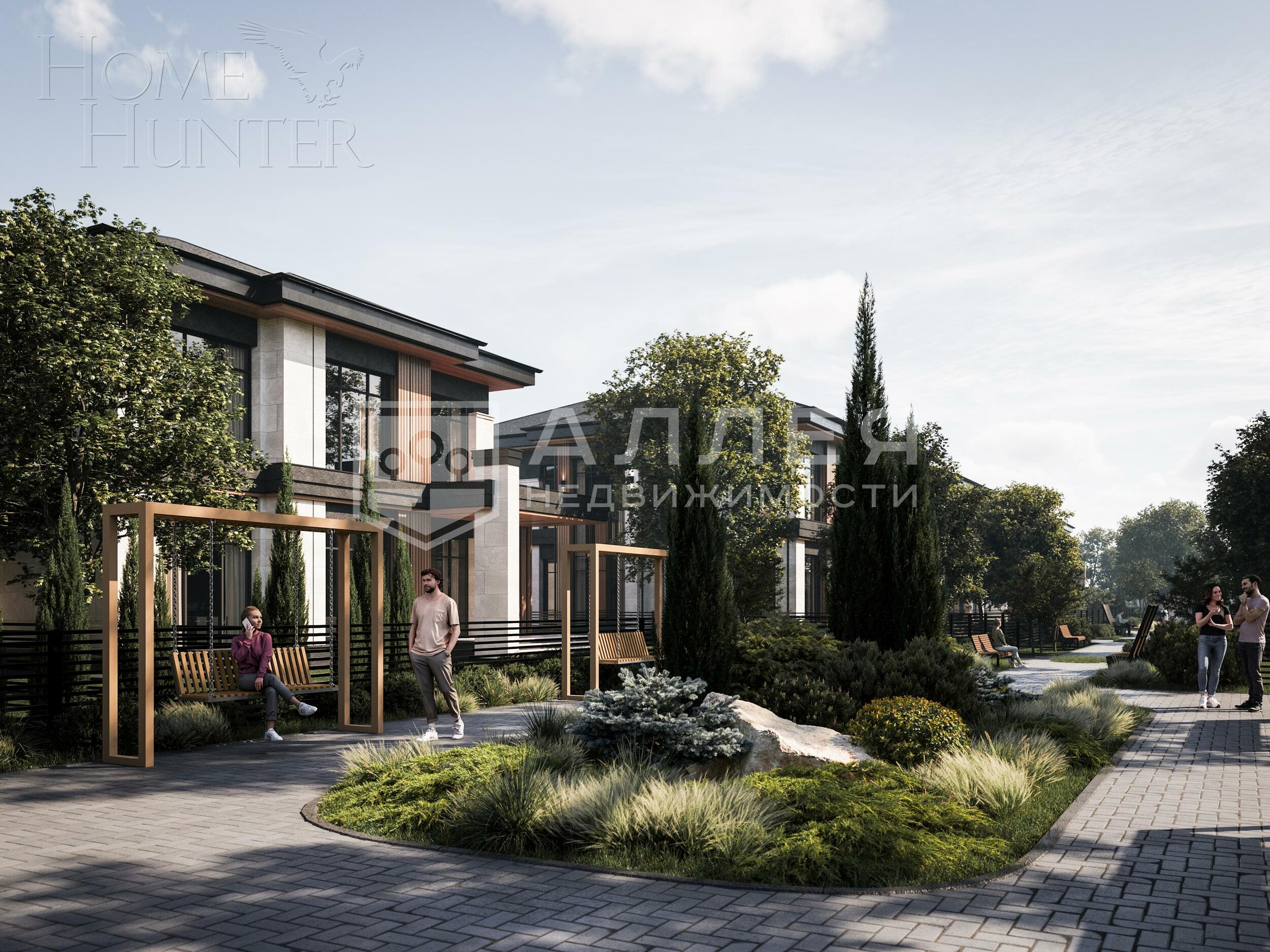 2-этажный коттедж 350 м² без отделки