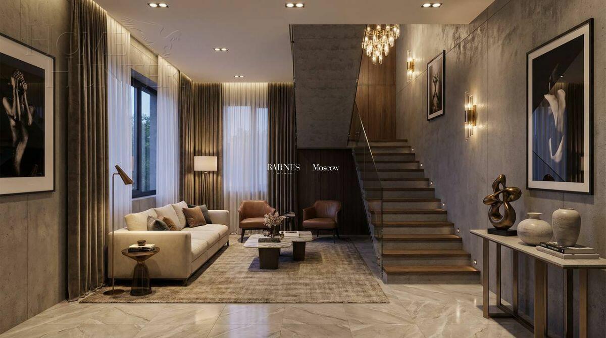 2-этажный коттедж 398.7 м² без отделки