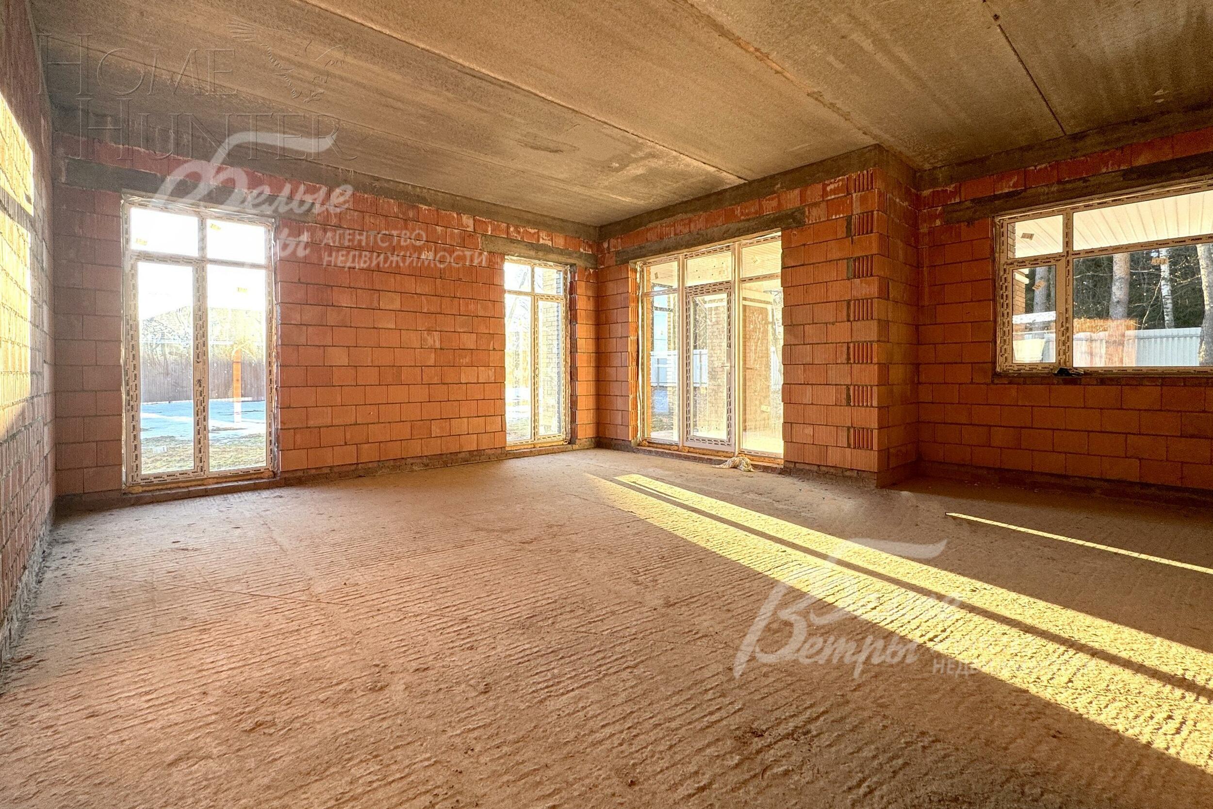 2-этажный коттедж 314 м² без отделки