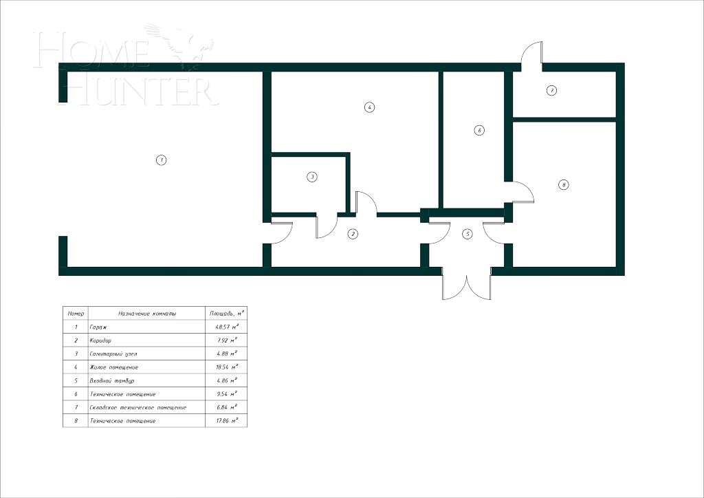 2-этажный коттедж 600 м² с отделкой