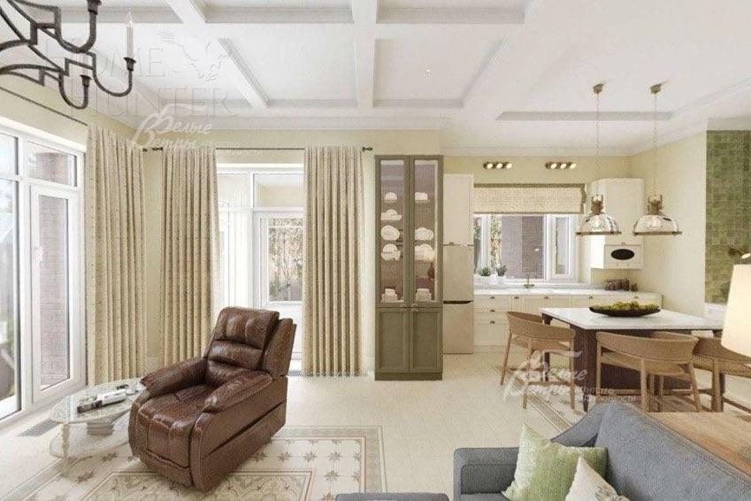 2-этажный коттедж 314 м² без отделки