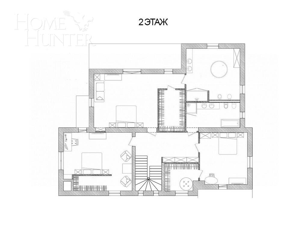 2-этажный коттедж 607 м² с отделкой