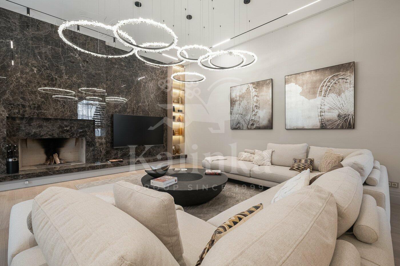 2-этажный коттедж 380 м² с отделкой