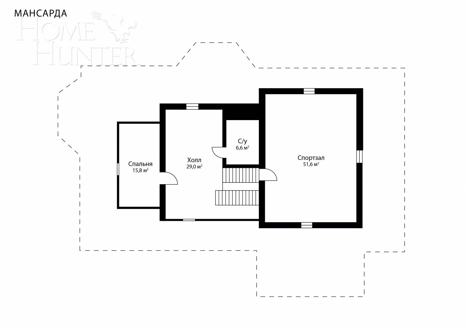 2-этажный коттедж 732 м² с отделкой