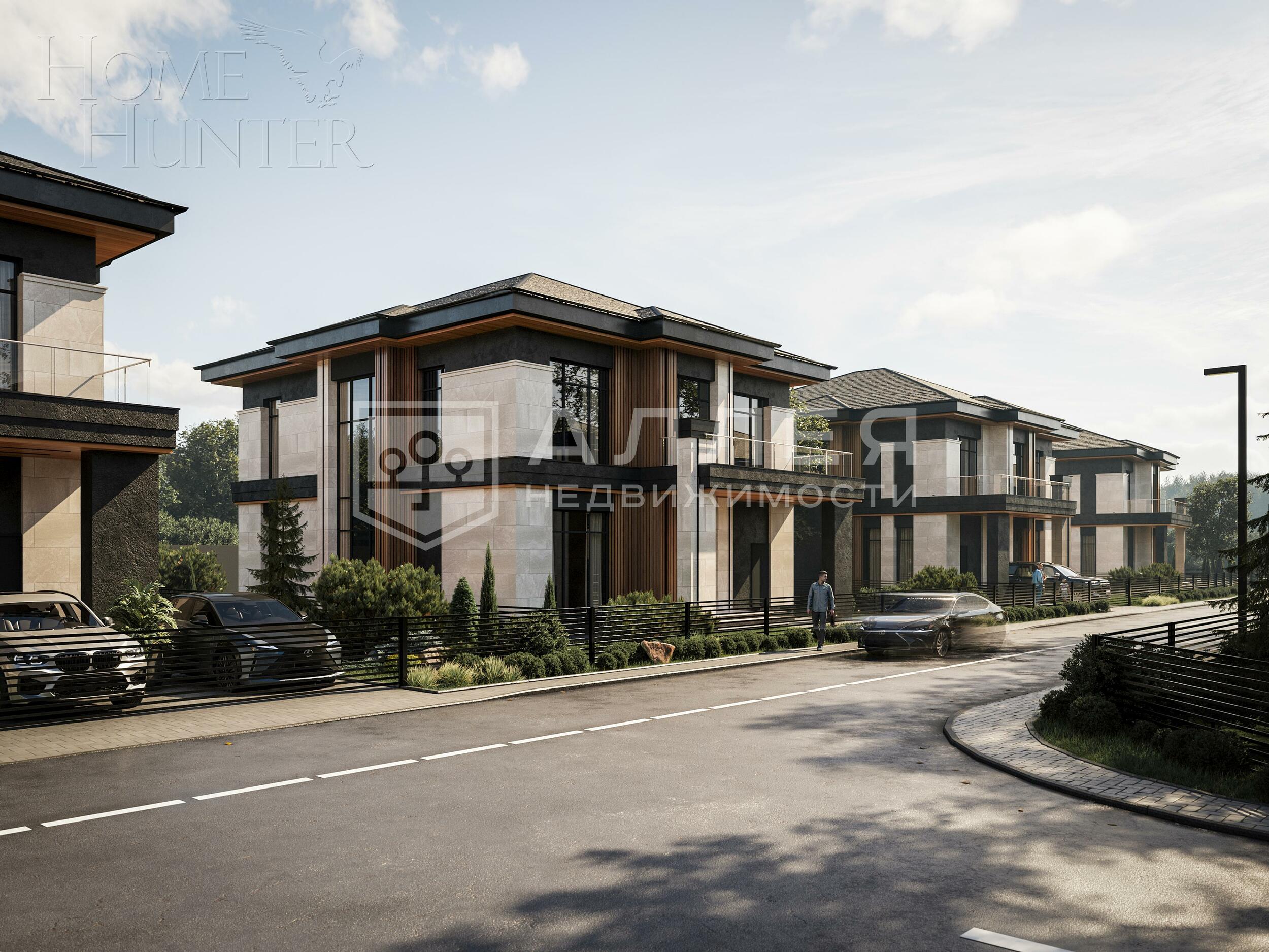 2-этажный коттедж 350 м² без отделки