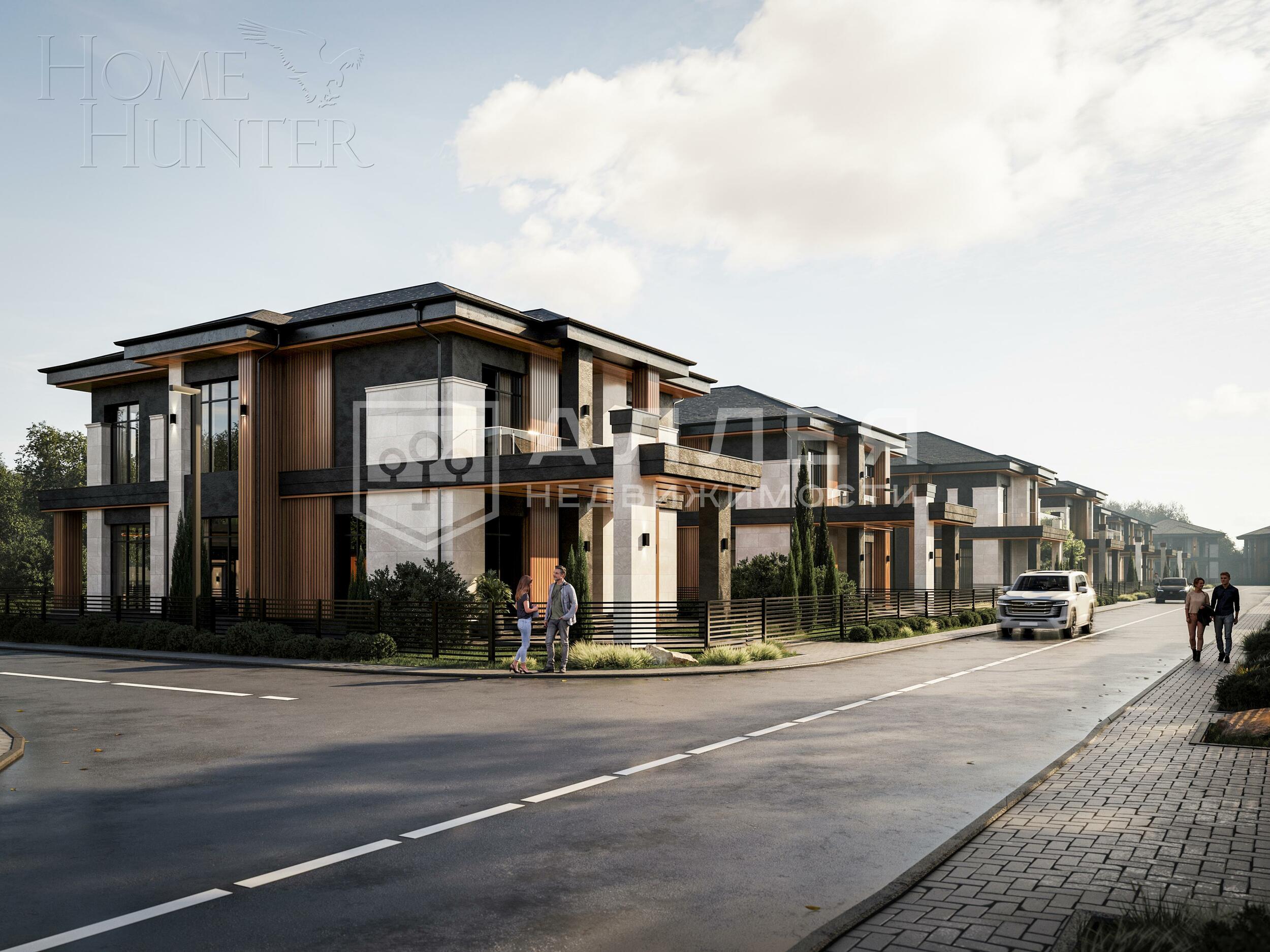 2-этажный коттедж 350 м² без отделки