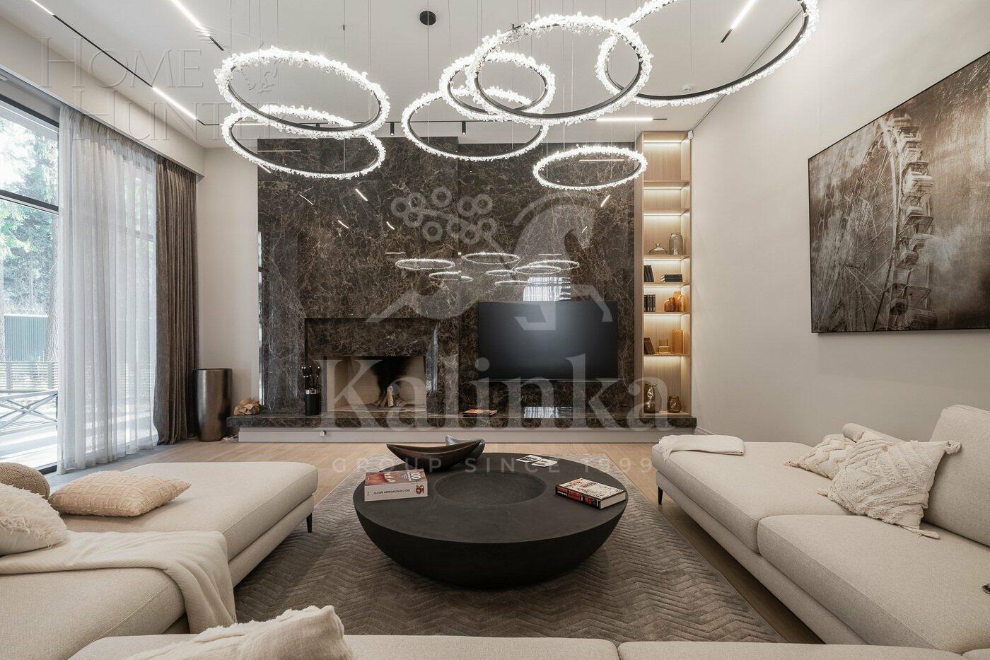 2-этажный коттедж 380 м² с отделкой