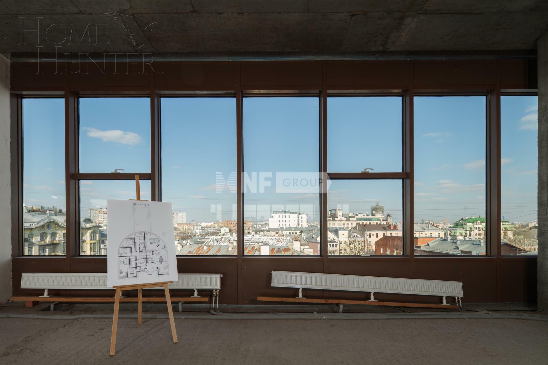 5-КОМН. ПЕНТХАУС БЕЗ ОТДЕЛКИ 350.3 М² НА 7 ЭТАЖЕ