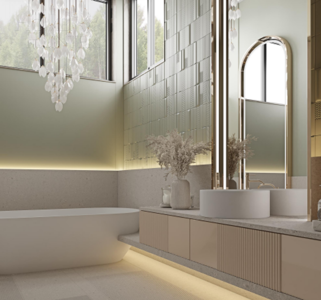 2-этажный коттедж 1 420 м² без отделки