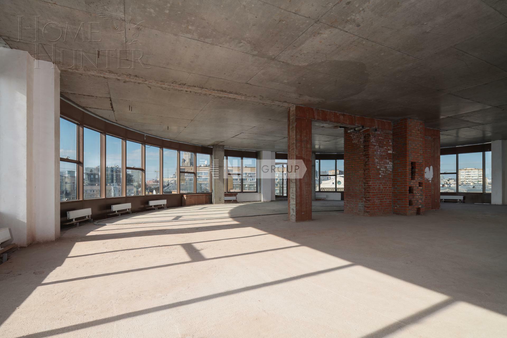 5-КОМН. ПЕНТХАУС БЕЗ ОТДЕЛКИ 350.3 М² НА 7 ЭТАЖЕ