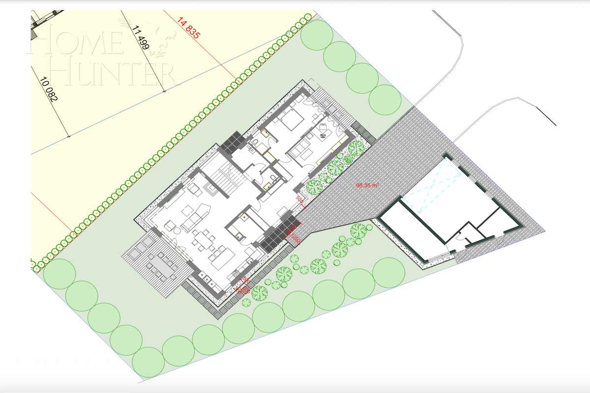 2-этажный коттедж 370 м² с отделкой