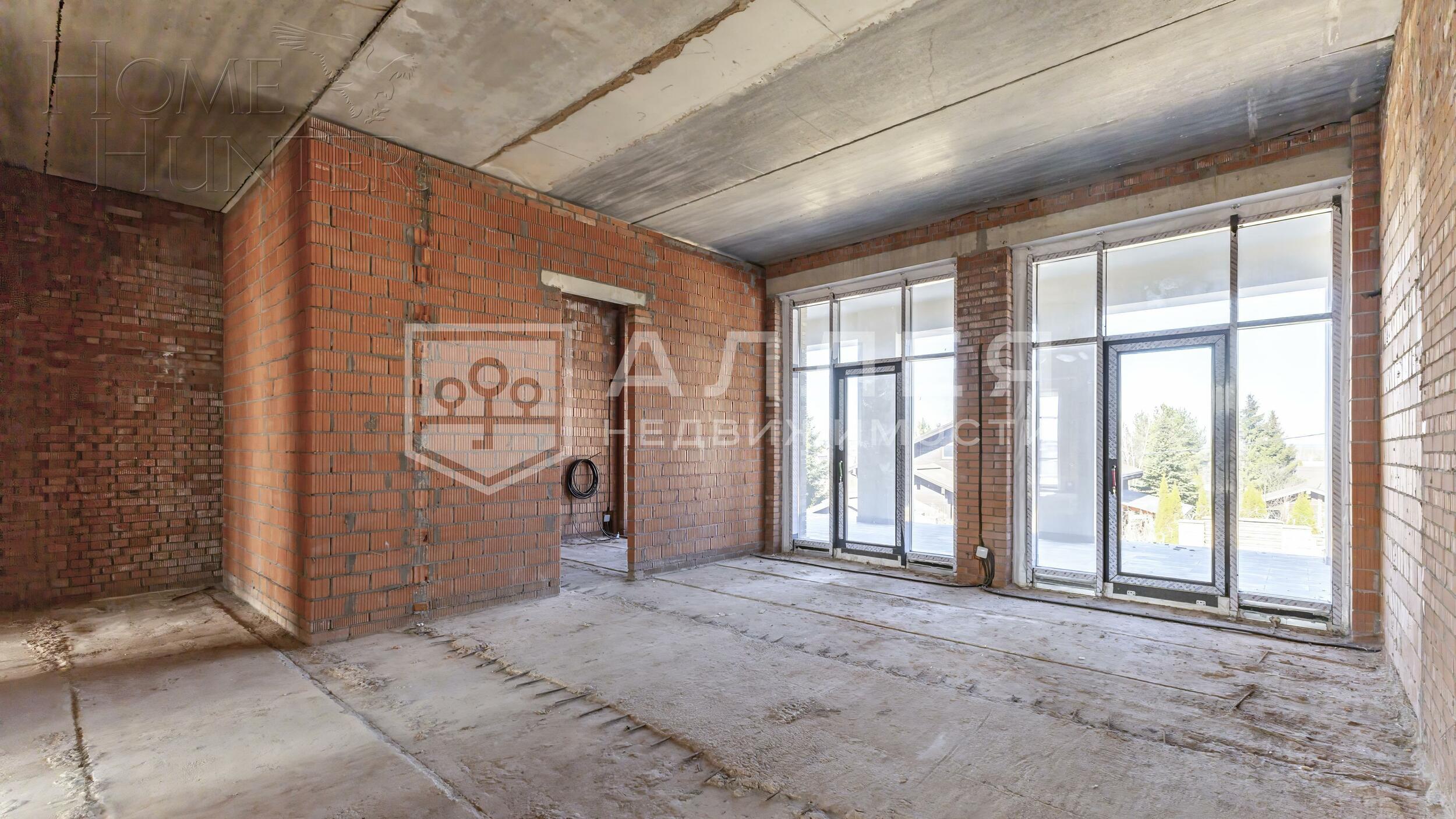 2-этажный коттедж 890 м² без отделки