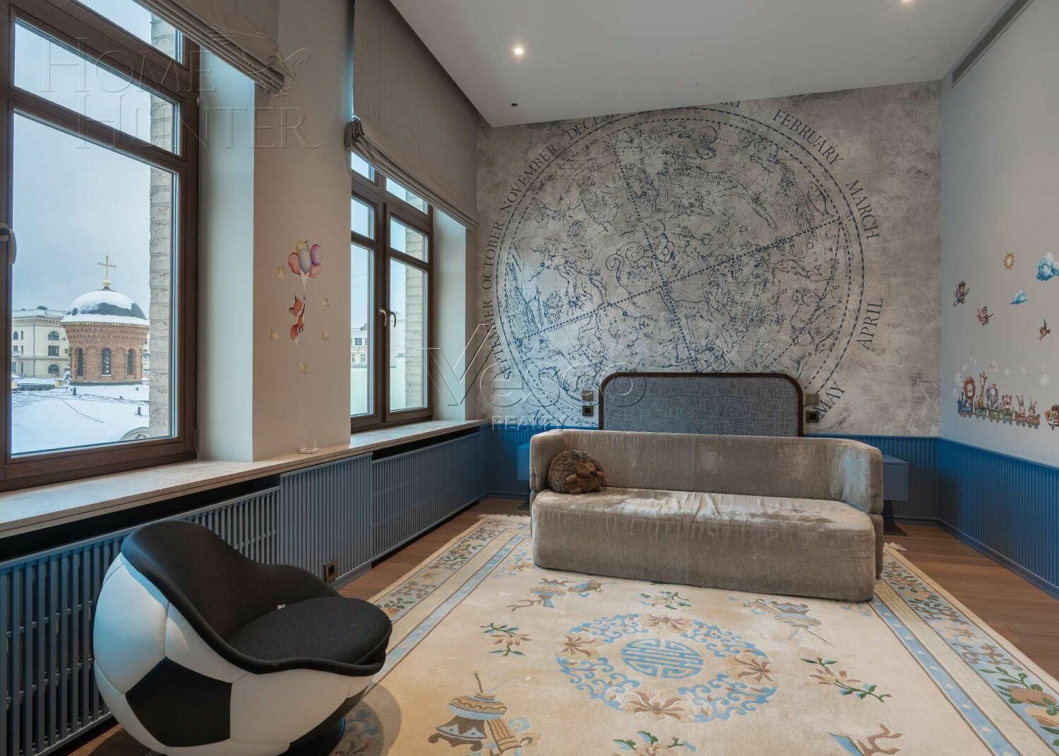 2-УРОВНЕВЫЙ ПЕНТХАУС С ОТДЕЛКОЙ 377 М² НА 4 ЭТАЖЕ