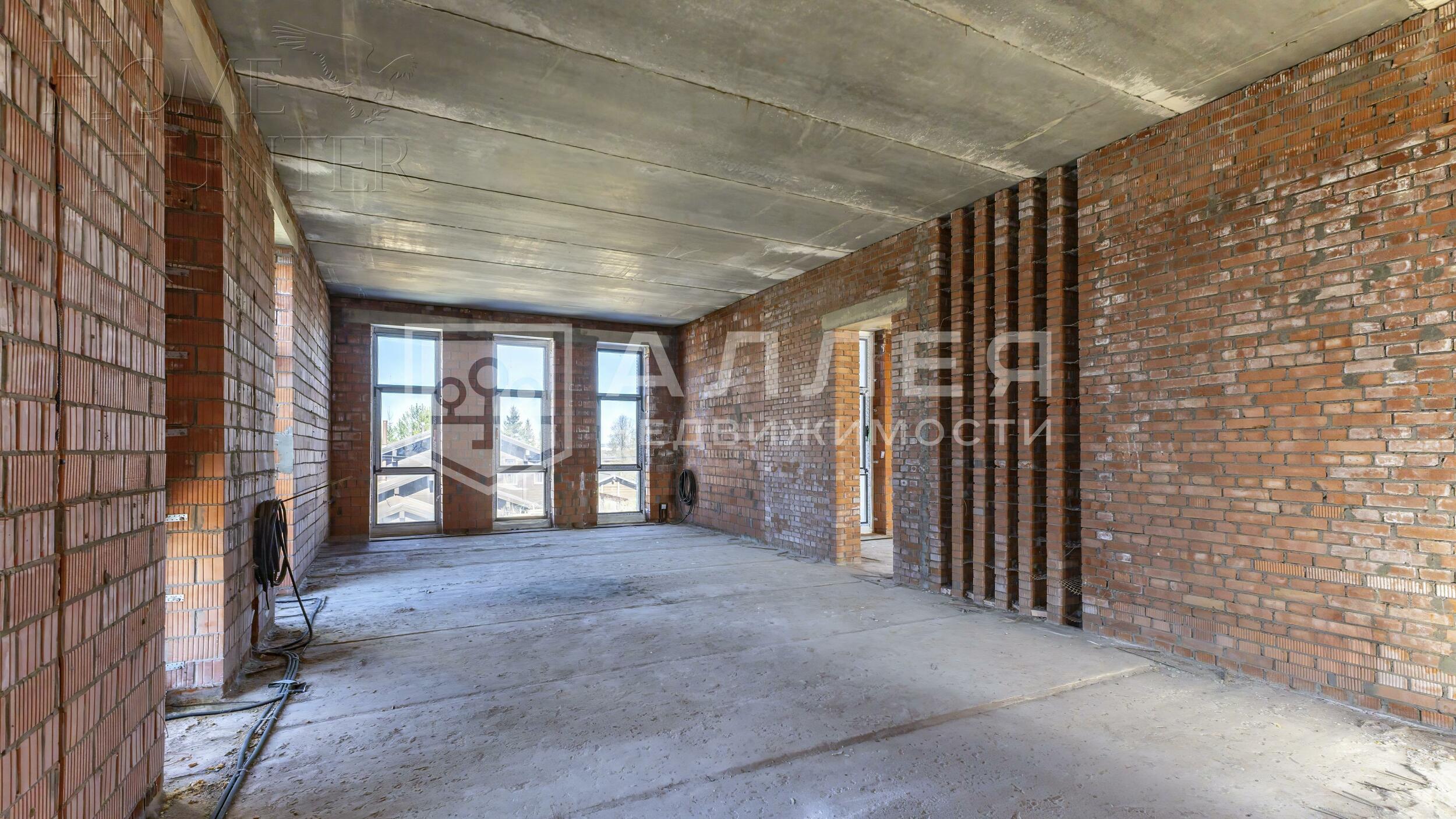 2-этажный коттедж 890 м² без отделки