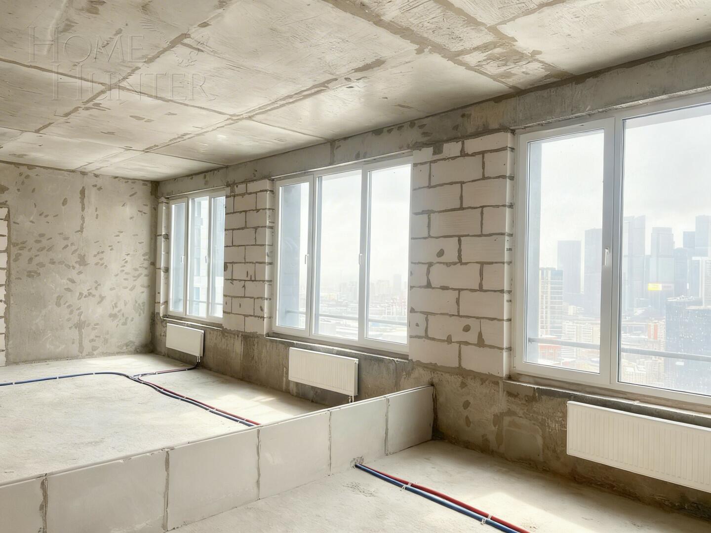 3-КОМН. КВАРТИРА БЕЗ ОТДЕЛКИ 69.9 М² НА 37 ЭТАЖЕ