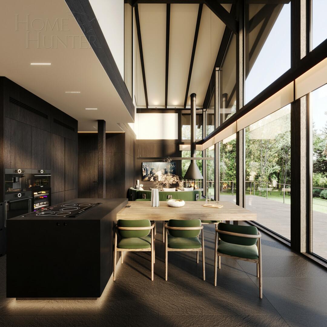 2-этажный коттедж 300 м² с отделкой