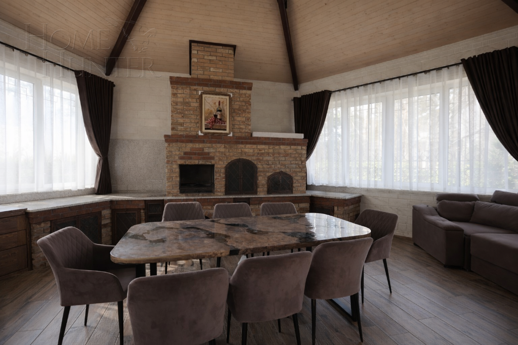 2-этажный коттедж 500 м² без отделки