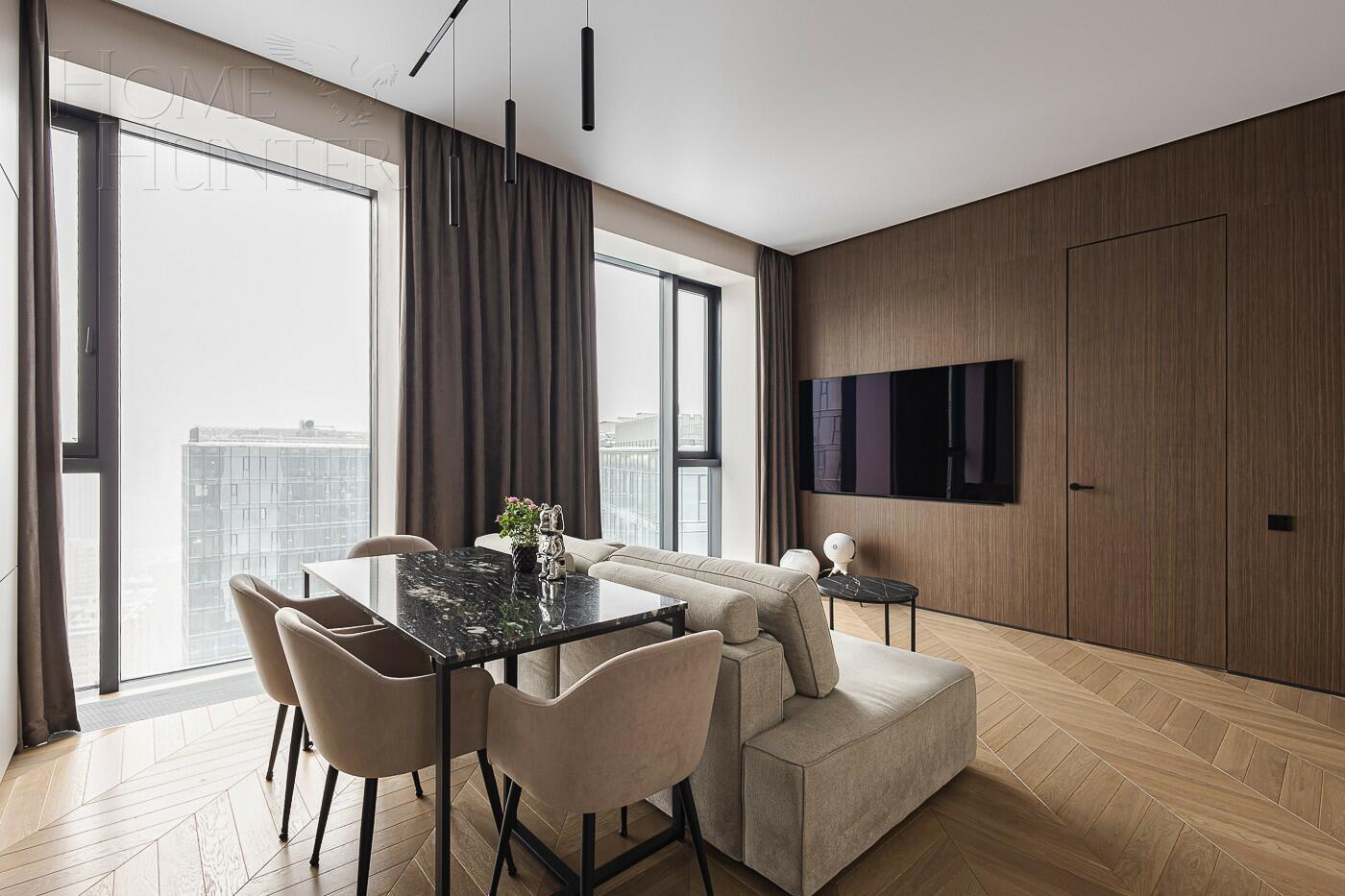 2-КОМН. КВАРТИРА С ОТДЕЛКОЙ 56 М² НА 32 ЭТАЖЕ