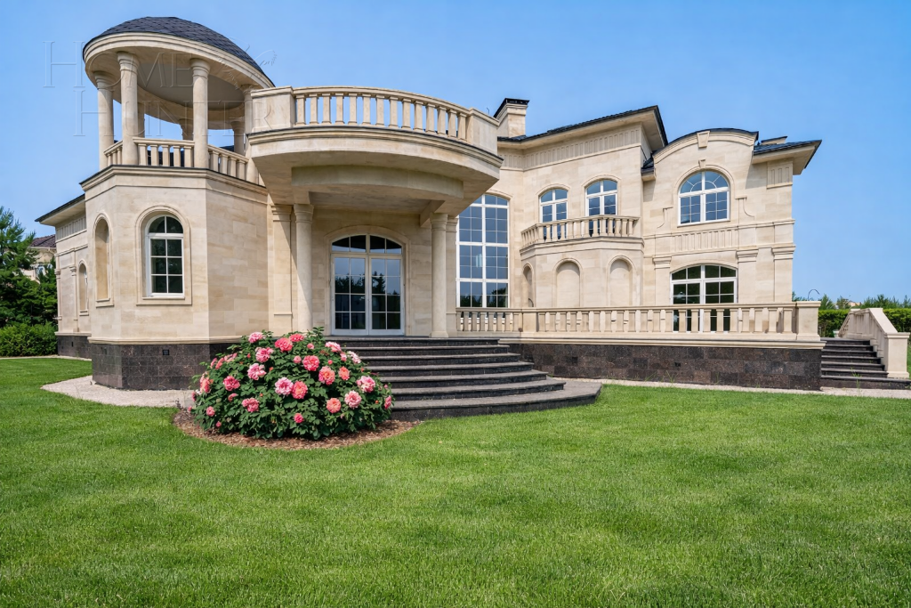 3-этажный коттедж 1 200 м² без отделки