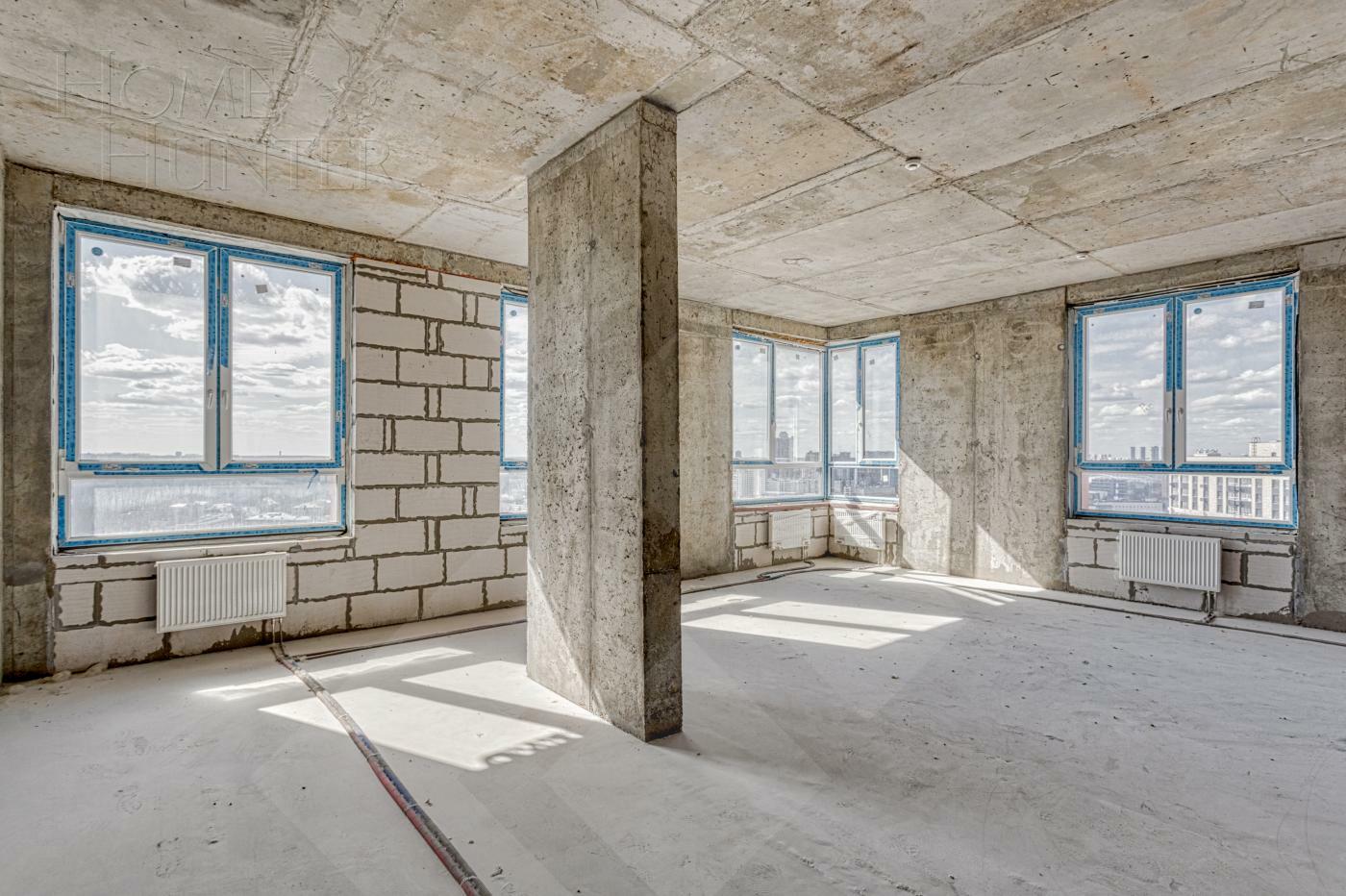 4-КОМН. КВАРТИРА БЕЗ ОТДЕЛКИ 137 М² НА 24 ЭТАЖЕ