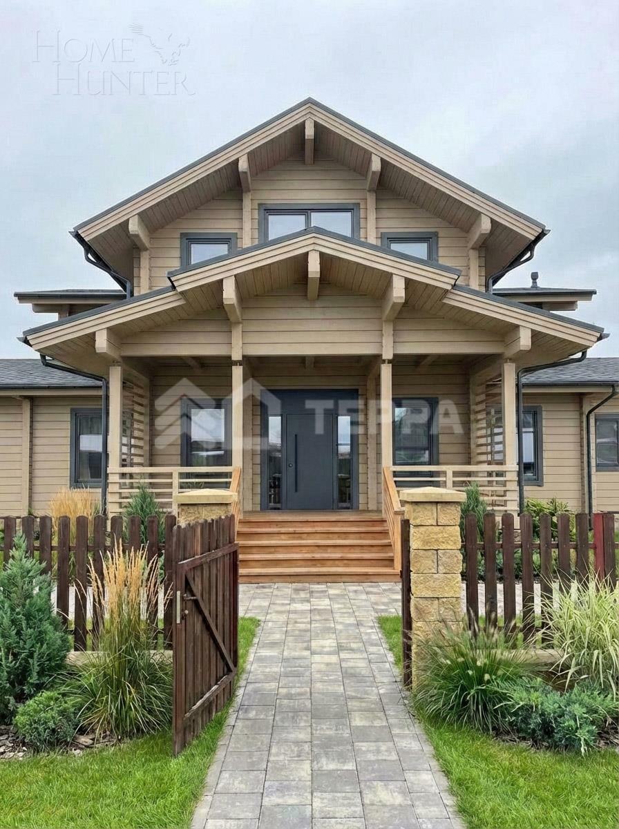 2-этажный коттедж 607 м² с отделкой