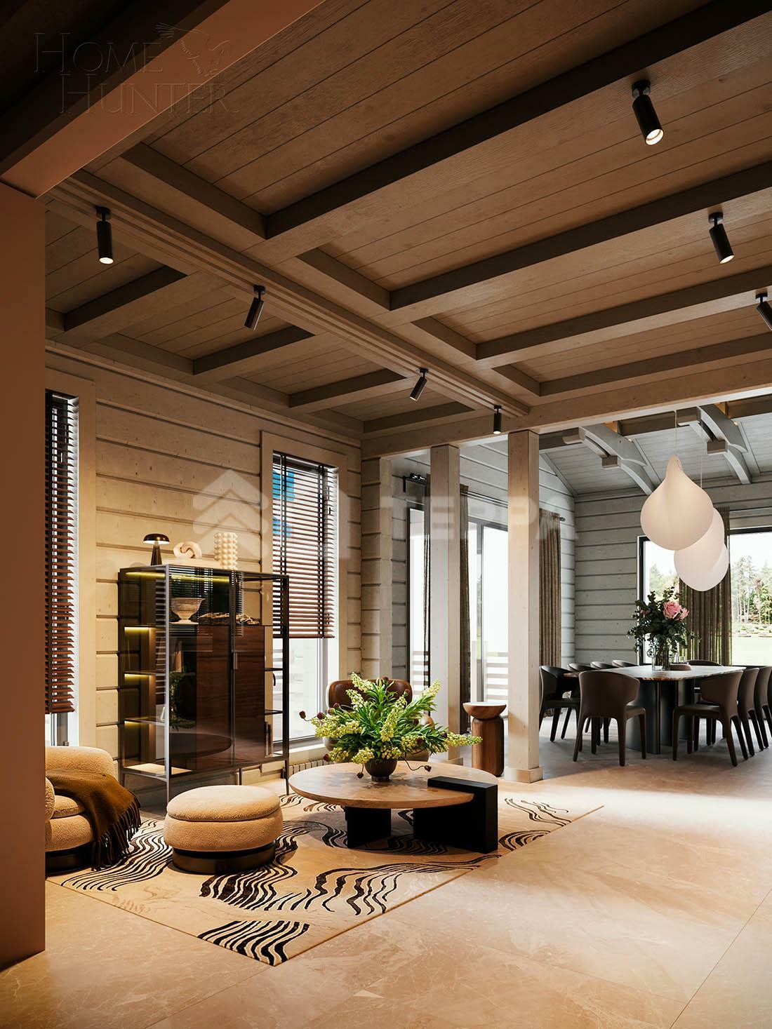 2-этажный коттедж 607 м² с отделкой