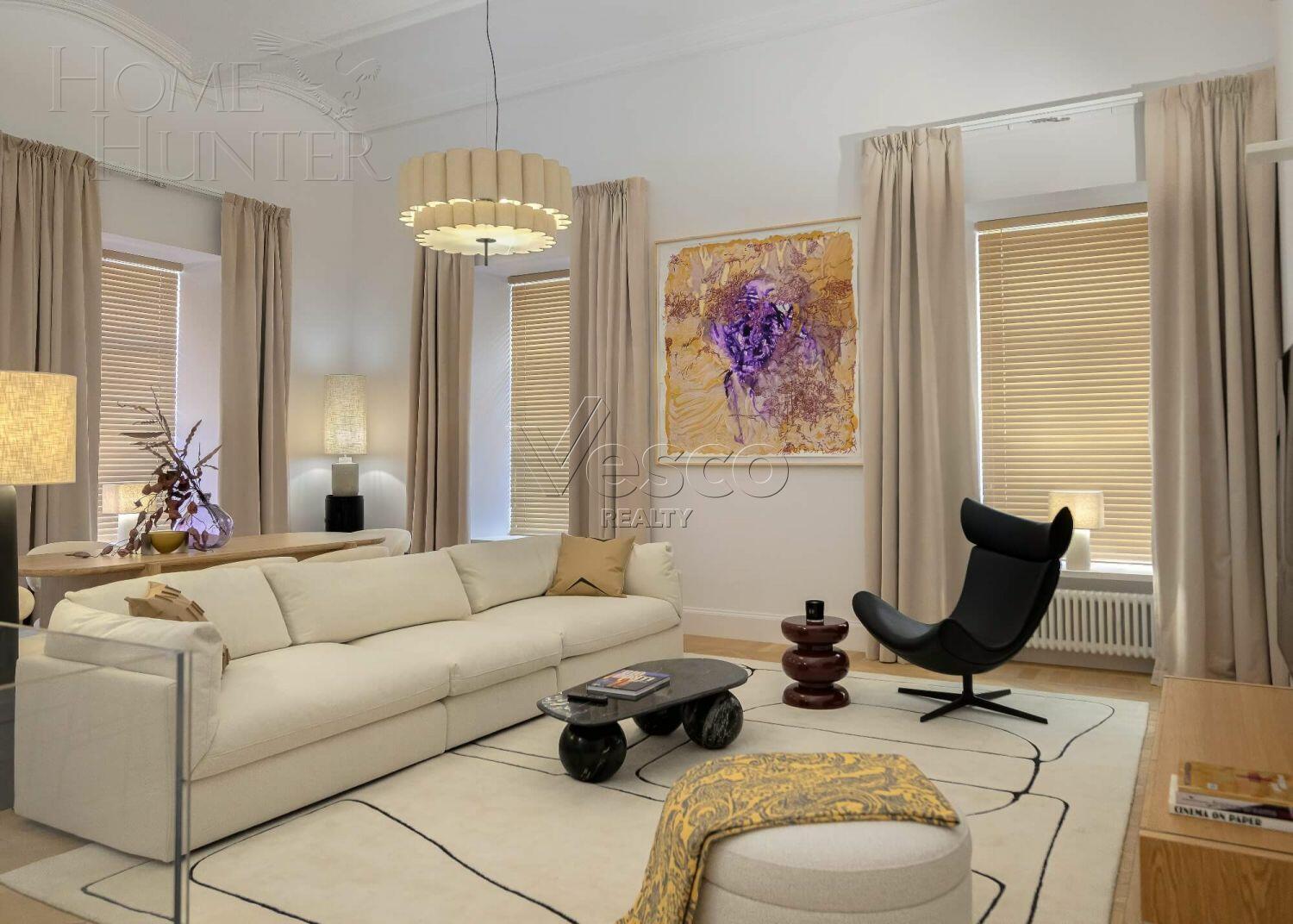 3-КОМН. АПАРТАМЕНТЫ С ОТДЕЛКОЙ 231 М² НА 1 ЭТАЖЕ