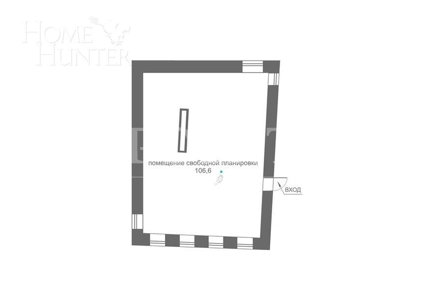 3-КОМН. АПАРТАМЕНТЫ БЕЗ ОТДЕЛКИ 106.6 М² НА 2 ЭТАЖЕ