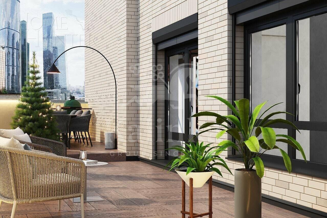 5-КОМН. КВАРТИРА БЕЗ ОТДЕЛКИ 150 М² НА 19 ЭТАЖЕ
