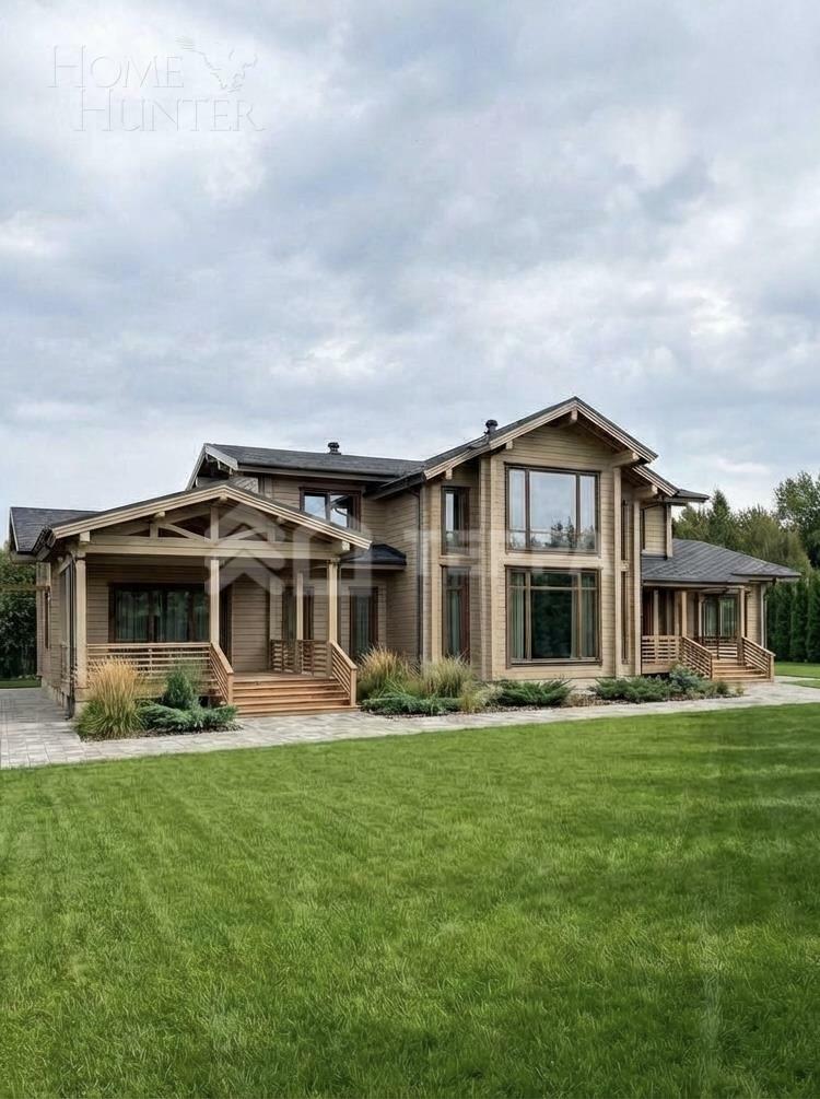 2-этажный коттедж 607 м² с отделкой