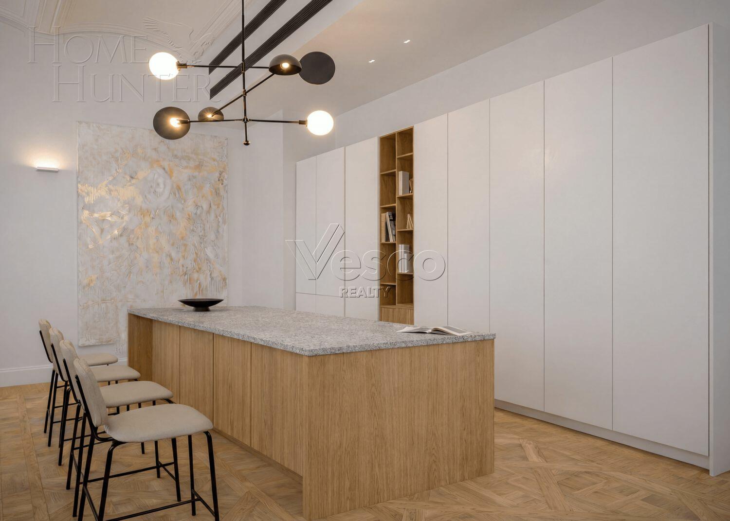 3-КОМН. АПАРТАМЕНТЫ С ОТДЕЛКОЙ 231 М² НА 1 ЭТАЖЕ