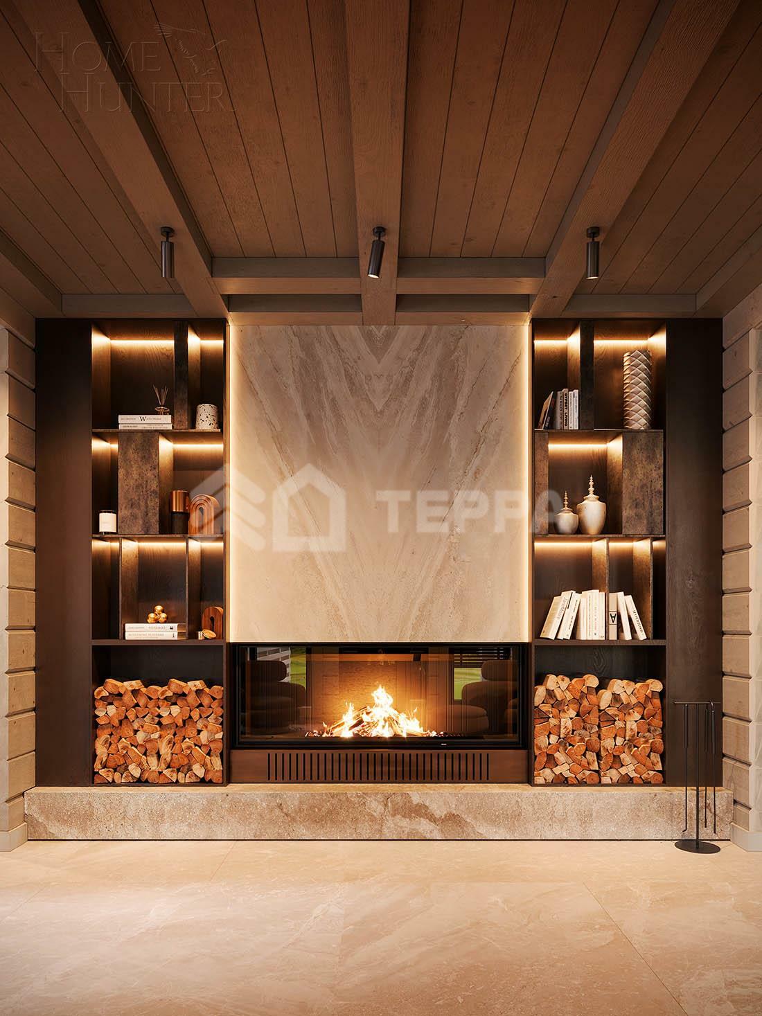 2-этажный коттедж 607 м² с отделкой