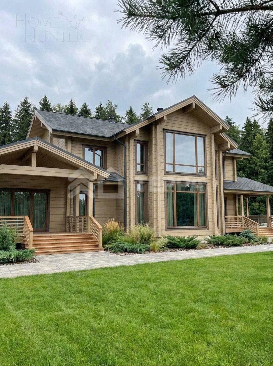 2-этажный коттедж 607 м² с отделкой