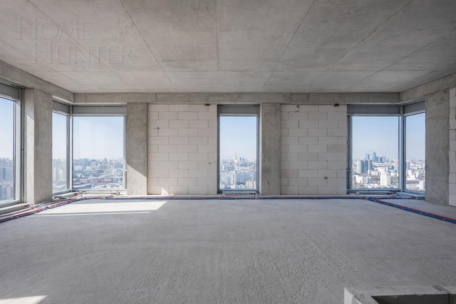 4-КОМН. КВАРТИРА БЕЗ ОТДЕЛКИ 123.6 М² НА 40 ЭТАЖЕ