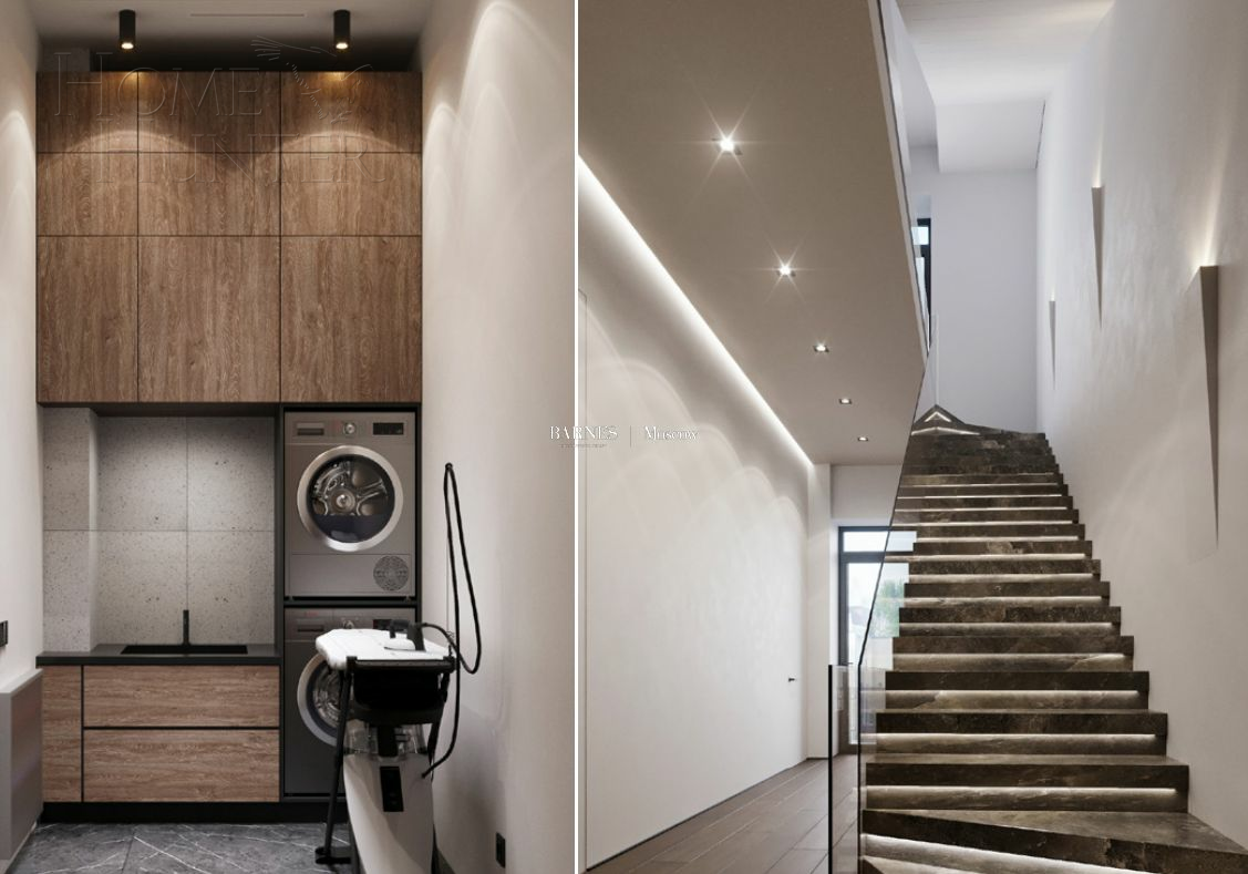 4-этажный таунхаус 311 м² без отделки