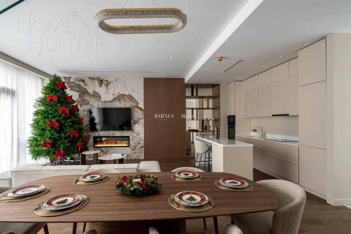 4-этажный таунхаус 240 м² с отделкой