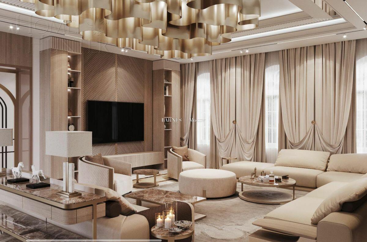 2-этажный коттедж 1 400 м² без отделки